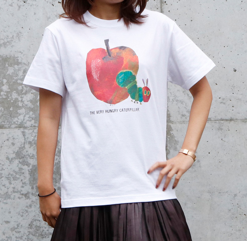エリック・カール アップルTシャツ＆ライトトレーナー スケッチあおむしTシャツ