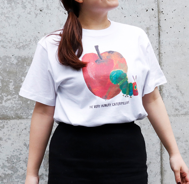 エリック・カール アップルTシャツ＆ライトトレーナー スケッチあおむしTシャツ